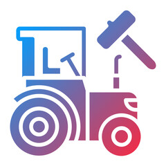 Vector Design Machinery Auction Icon Style