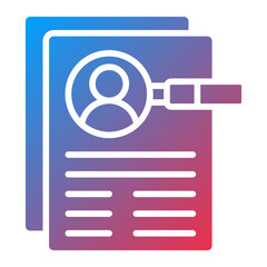 Vector Design Job Vacancy Icon Style