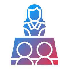 Vector Design Group Interview Icon Style