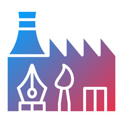 Vector Design Creative Factory Icon Style