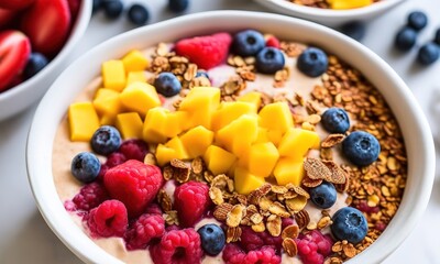 muesli with berries