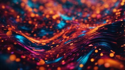 abstrakter farbiger Hintergrund, Farbexplosion, gen ai