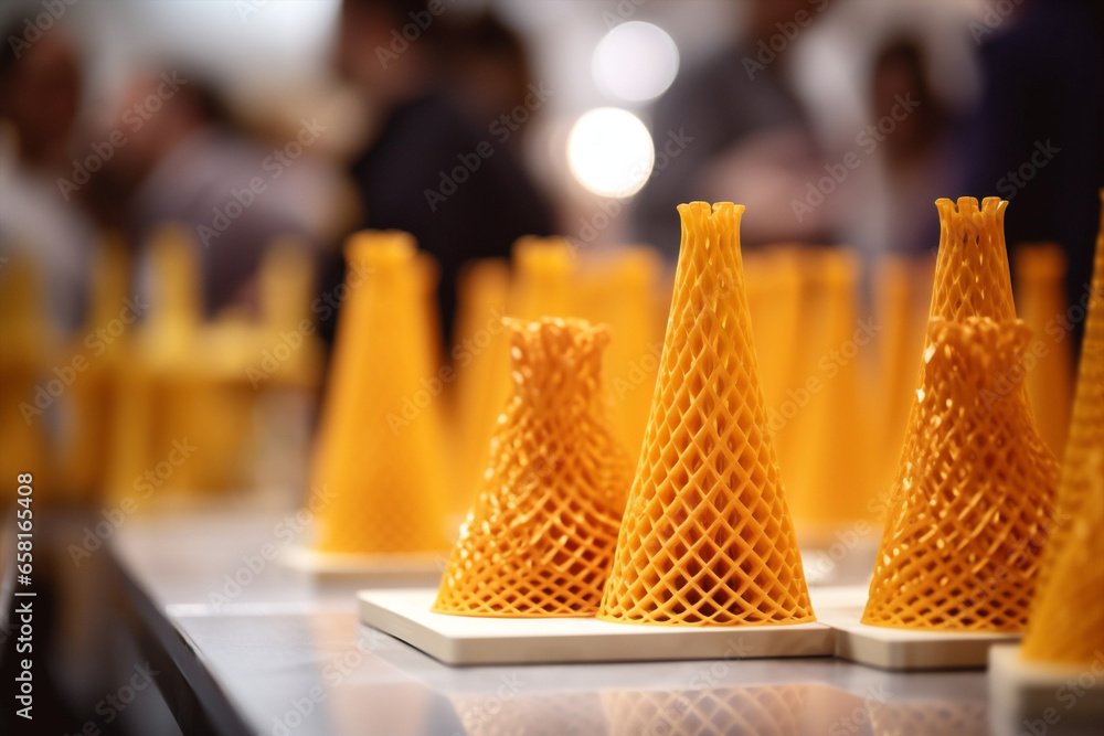 Poster 3d printer concept machine plastic technology design three-dimensional tool printing engineering mod