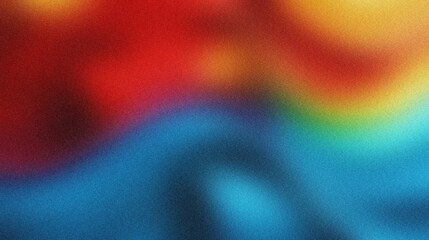 Rainbow colorful noisy blurred gradient abstract background