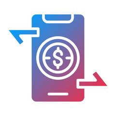 Money Transfer App Icon Style