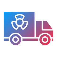 Nuclaer Truck Icon Style