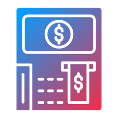 Atm Fees Icon Style