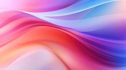 Pastel Wispy Smooth Liquid Wave Abstract Background, Generative AI