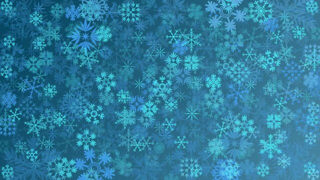 Snow crystals flakes winter freeze ice particle CG background