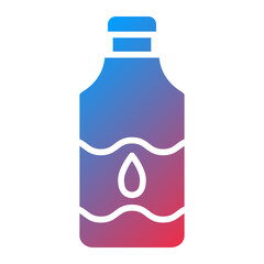Water Bottle Icon Style