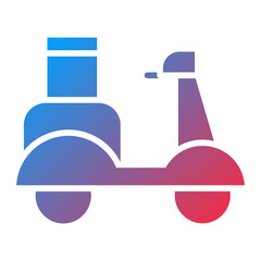 Food Delivery Icon Style