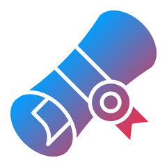 Bachelor Degree Icon Style