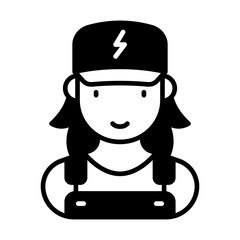  Electrician icon in vector. Illustration