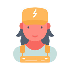  Electrician icon in vector. Illustration