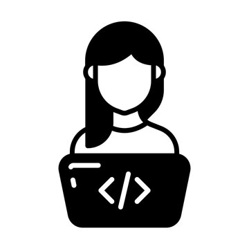 Software Developer icon in vector. Illustration