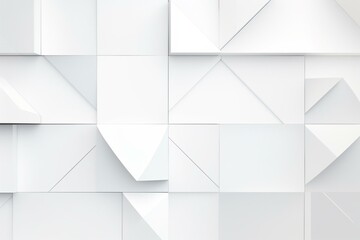 Abstract white background with geometric style. Generative AI