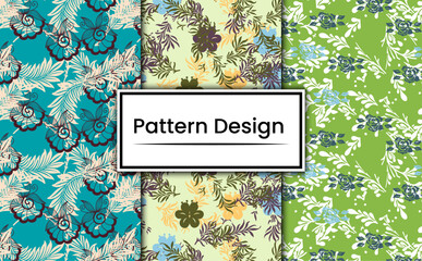 Abstract background Matisse style. Contemporary flower art set, modern blue floral element wavy shapes. Vector illustration