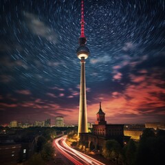 Fototapety  Berlin Television Tower