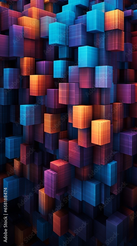 Poster geometric patterns dancing to the rhythm of an invisible cosmic symphony .