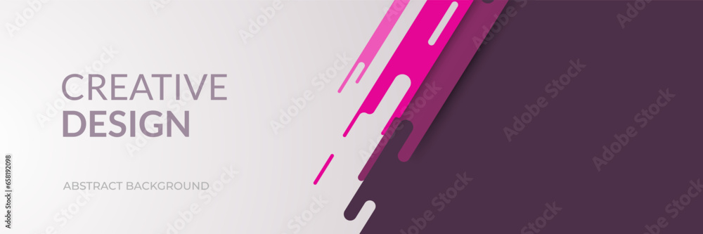 Poster vector abstract banner design web template. geometric halftone pattern, vector abstract trendy graph