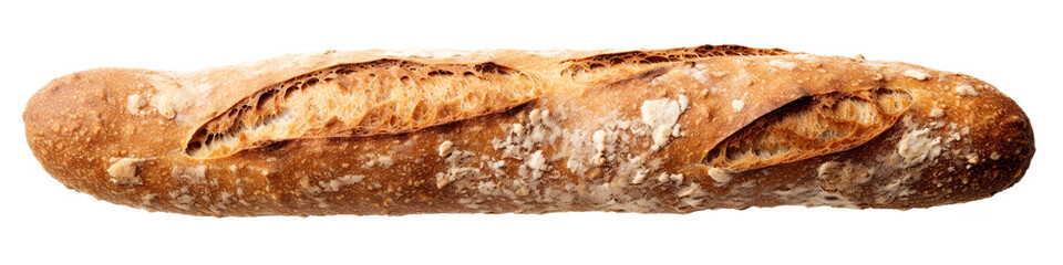 isolated illustration of baguette bread. Created with Generative AI