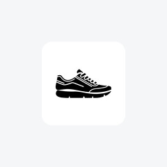 White Sketcher Shoes and footwear line   Icon set isolated on white background line   vector illustration Pixel perfect

