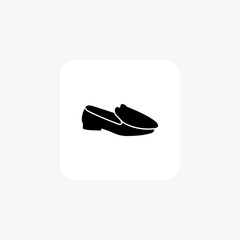 Red Cowboy BootsWomen's Shoes and footwear line Icon set isolated on white background line vector illustration Pixel perfect