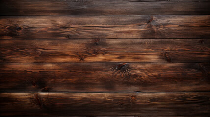 Fototapeta premium illustration of old brown wood texture background. Created with Generative AI