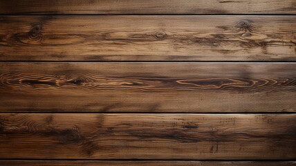 Fototapeta premium illustration of old brown wood texture background. Created with Generative AI