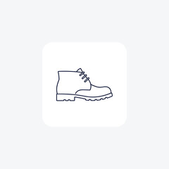 Yellow Shoes and footwear Flat Color Icon set isolated on white background flat color vector illustration Pixel perfect