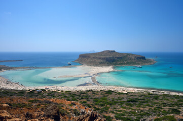 Balos beach in Crete