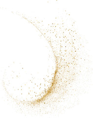 Gold Glitter shiny swirl - 658196278