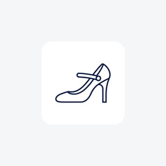 peep toe booties Women's Shoes and footwear line   Icon set isolated on white background vector illustration Pixel perfect