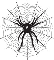 Obraz premium Vector illustration of cobweb isolated on white background spider web vector halloween element 