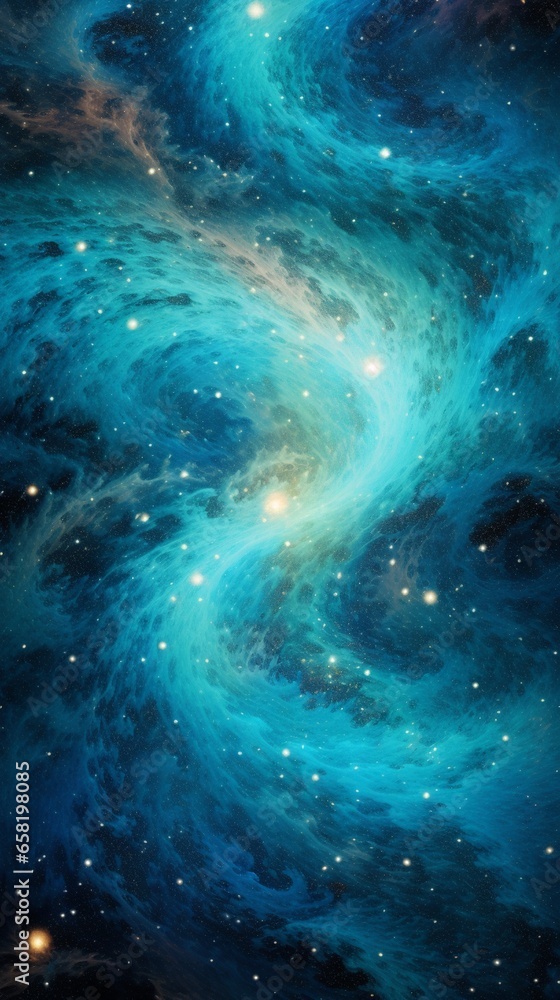 Aufkleber nebulaic swirls of stardust creating hypnotic patterns in the celestial tapestry .