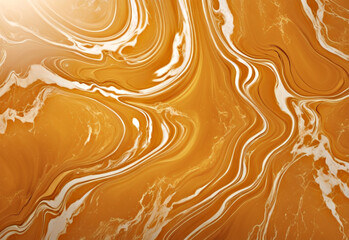 Yellow marble background with streaks. Yellow marble background. Generative AI