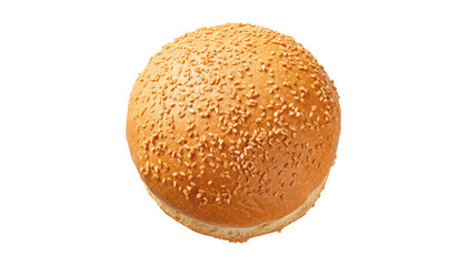 bun isolated on transparent background cutout