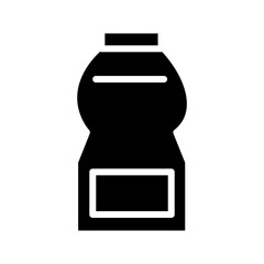 Milk Bottle Product Solid Icon