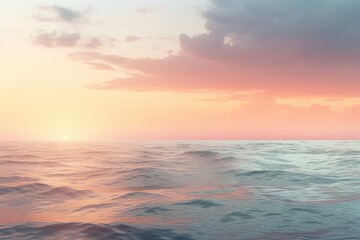 A calming background image showcasing a soft pastel sunset