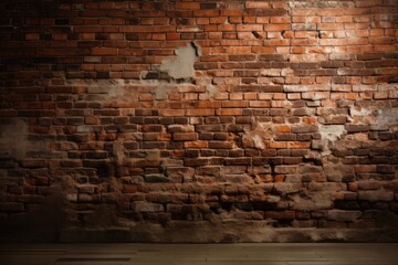 A rustic background image featuring a brick wall