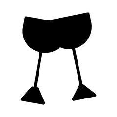 Party Day July Solid Icon