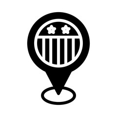 Location Map Pin Solid Icon