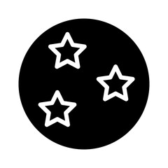 America Day July Solid Icon