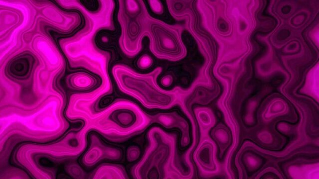 Abstract purple motion liquid Contours Fractual Background Animation