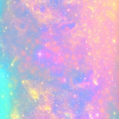 Abstract background with bokeh, Hologram pastel