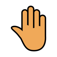 Illustration Vector Graphic of Hand, hand gestures Icon