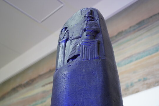 Kopie des Codex Hammurabi im Pergamonmuseum in Berlin am 06.10.2023