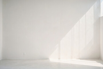 Obraz premium White minimalist space background