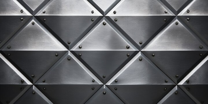 Metal Diamond Plate Background Wallpaper: Industrial Elegance