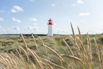 Zelfklevend Fotobehang Leuchtturm an der Nordsee auf der Insel Sylt © ThomBal
